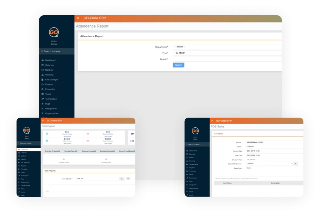 ERP - Web Based Cloud Solution