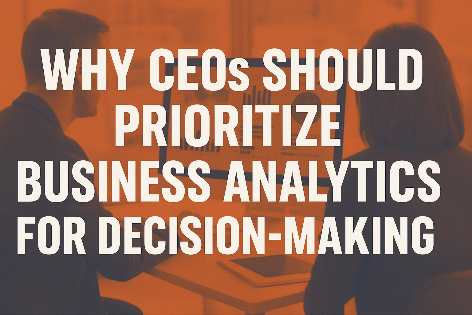 Business analytics showing growth benefits with data insights