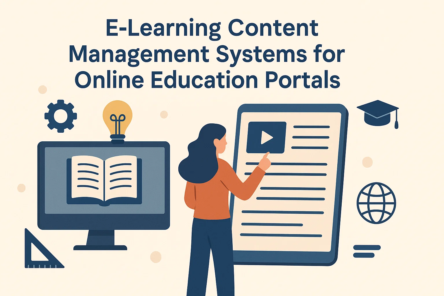 E-learning content management system