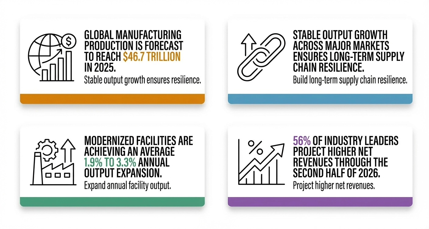 Manufacturing Production Global Growth Output